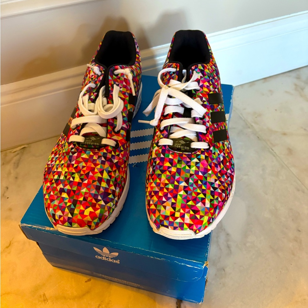 Men’s Adidas ZX Flux Size 10.5 Prism Multicolor